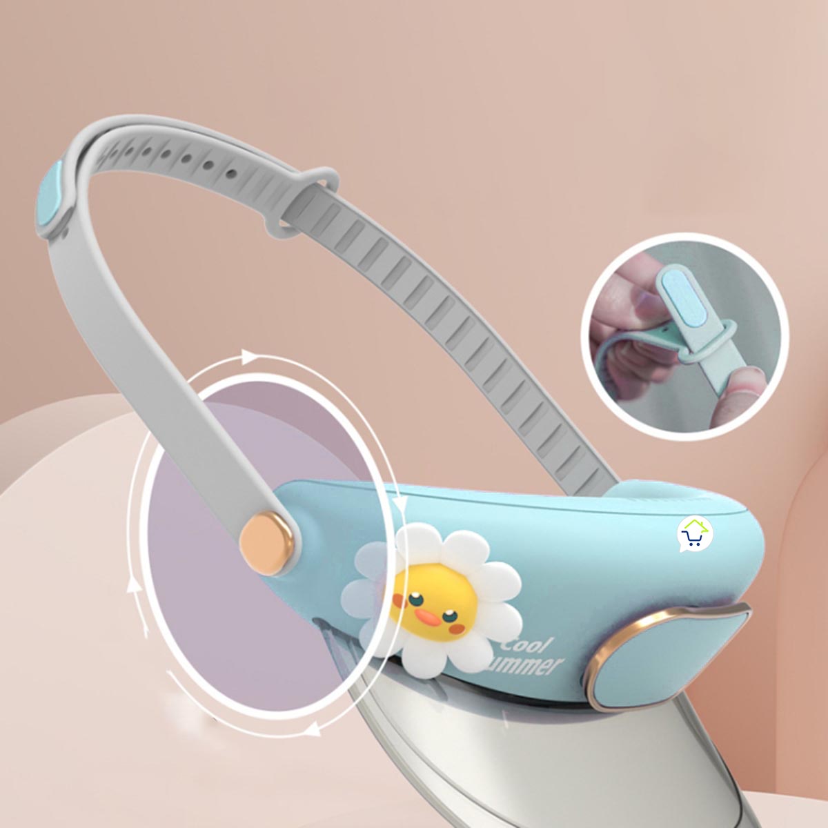 Miniatura 7 de Visera Infantil + Ventilador JPC-A06